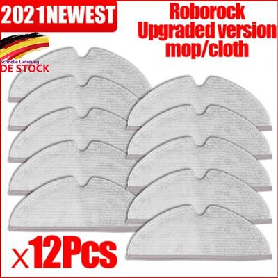 12pcs Mop Tücher Lumpen Für XiaoMi Roborock S5 Max S6 Reine S6 MaxV S5 S51  P6W5