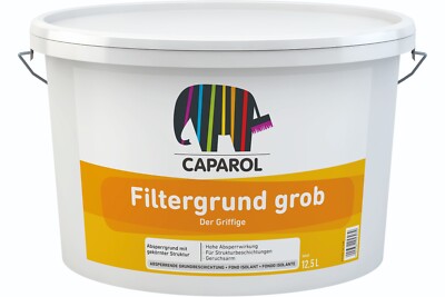 Caparol Filtergrund grob 12,5 Liter weiß transparent 