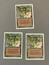 Wild Growth, Revised Edition x3, Magic the Gathering MTG