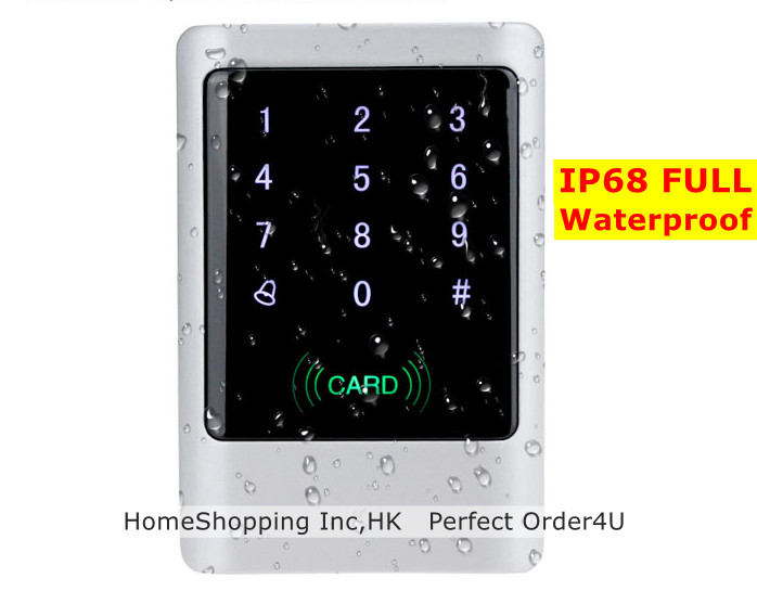US IP68 Waterproof RFID Card Door Access Control + Drop Bolt Lock ...