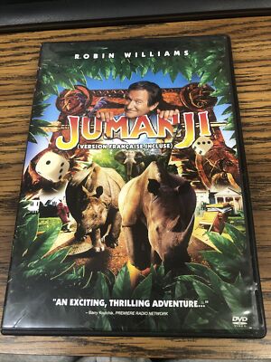 Jumanji (DVD, 2017, Canadian Bilingual)