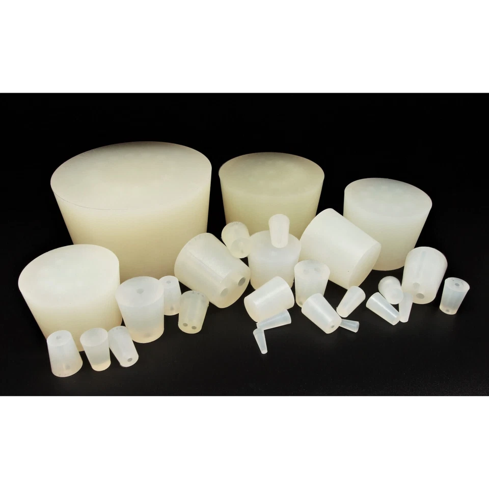 Bouchon en Silicone - Bouchons de laboratoire, Bouchon en Caoutchouc, Bonde - Photo 1/1