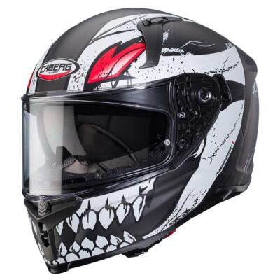 Caberg Avalon X Punk Integralhelm Motorradhelm Sport Touring Moped rot schwarz