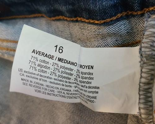 NWT Gloria Vanderbilt Amanda Midrise Skinny Jeans Size 16 Average. BOX 32 - Picture 7 of 7