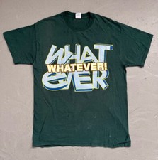 Vintage 1990s-Y2K “Whatever” Funny Humor Graphic T-Shirt Made In USA L