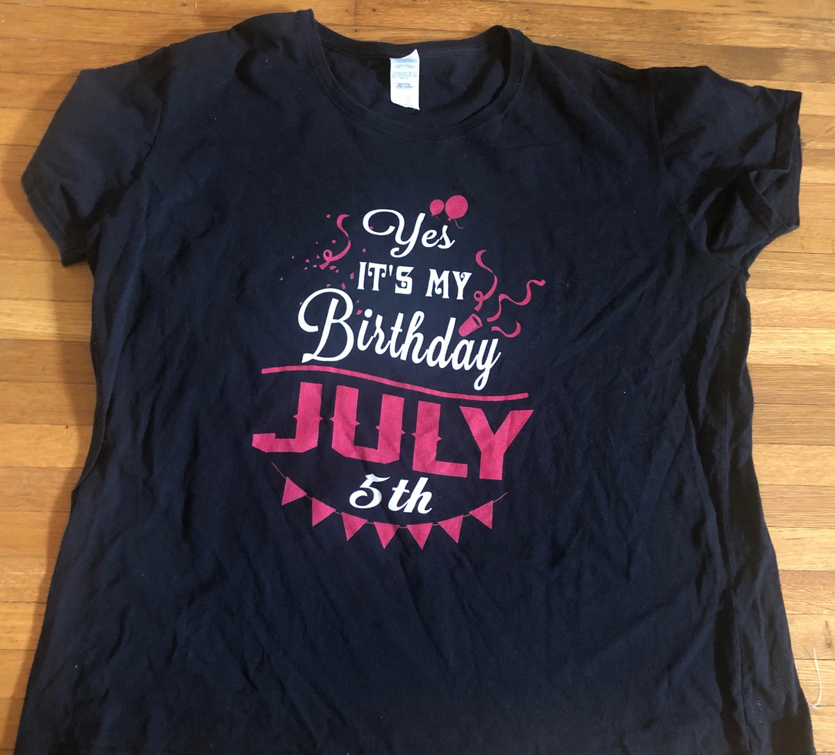 July birthday tee clearance shirts
