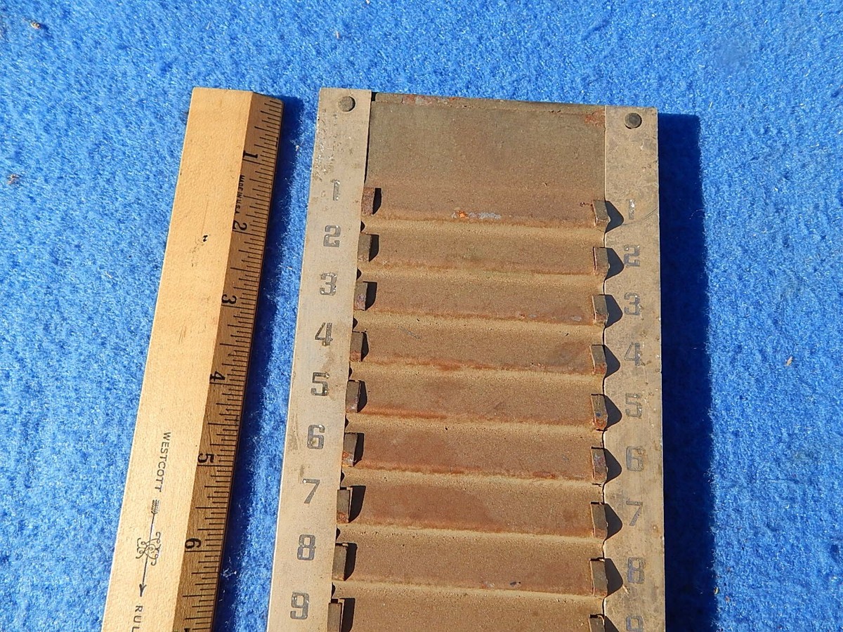 1946 AMI A Title Strip Rack Assembly H-679 - Left - 1 thru 20 | eBay