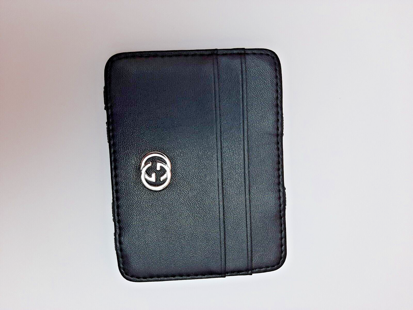 Slim Synthetic Leather Magic Wallet with Money Clip for Men Holds ID and Credit Cards  -image