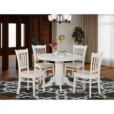 5  Pc  small  Kitchen  Table  and  Chairs  set-Round  Table  and  4  Kitchen...