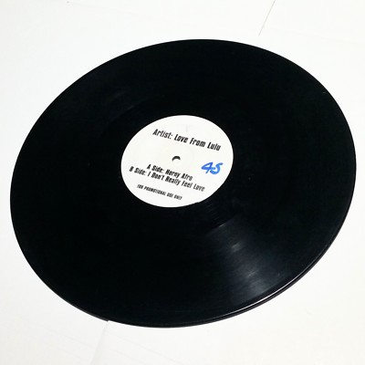 Love From Lulu    Horny Afro / I Don't Really Feel Love 12'' Rare Vinyl Mashup