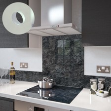 Premier Range "21 - Dark Grey Slate" Glass Splashback