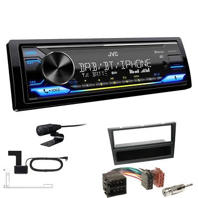 JVC DAB+ Bluetooth USB inkl. Antenne Autoradio für Renault Trafic II 2001-2010