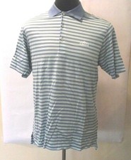 Peter Millar Men's Medium Blue Stripe Polo Shirt XX 
