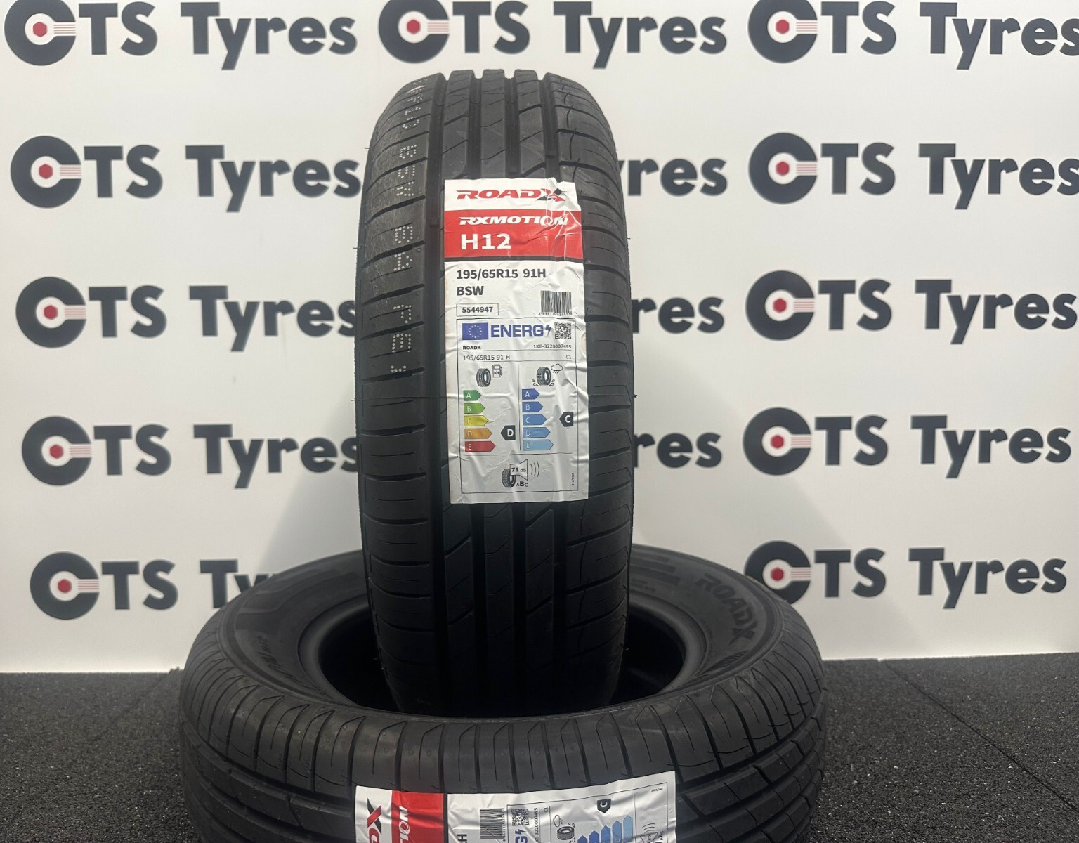 4 X 195/65R15 RoadX RXMOTION H12 91H Brand New Quality Cheap Tyres 195 65 15 - Image 2