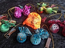 'Wild Chained' Poi Set by Rainbow Dragon + Optional Bag - Twirling Practice