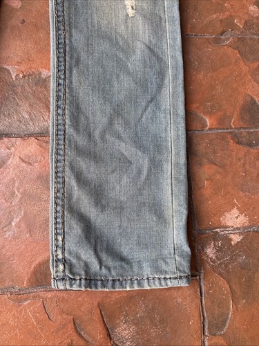 Y2K True Religion Ricky Super Distressed T Rope Jeans Men's 32 Made in USA - Picture 8 of 19