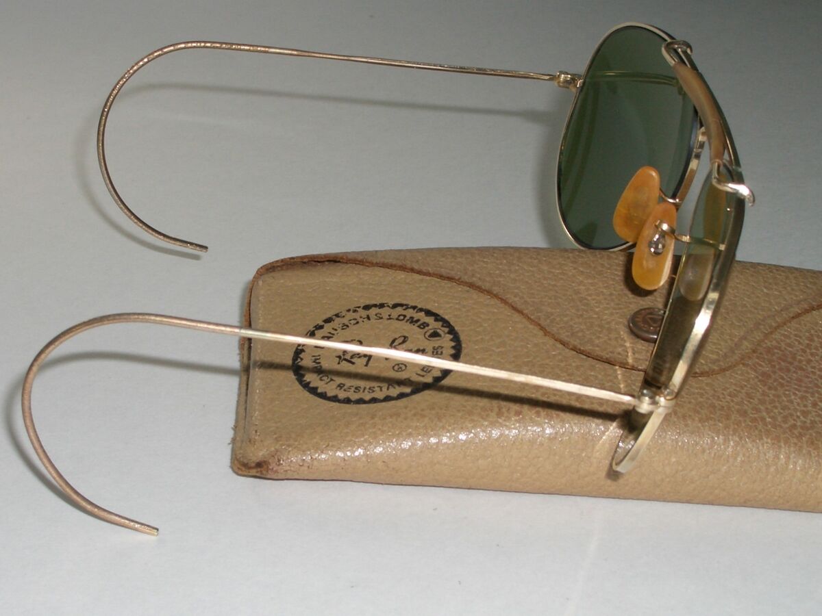 1960's VINTAGE B&L RAY BAN 12K-GF WRAPAROUNDS RB3