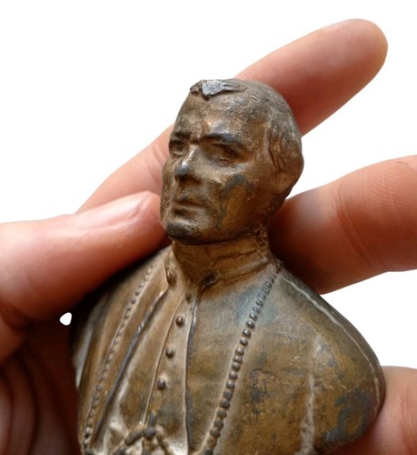 *HH* Antique Bust Statue Pope Pius X Sculpture Religious Statuette Vatican Statues - Picture 19 of 24