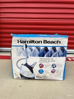 Hamilton Beach Full Size Garment Steamer For Clothes ,bedding, 90 Minute Steam
