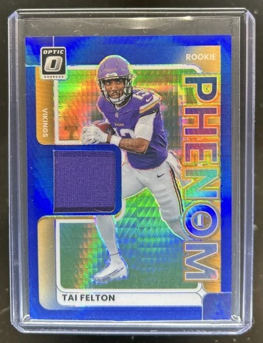 2025 Donruss Optic Tai Felton Blue Hyper (RAW)