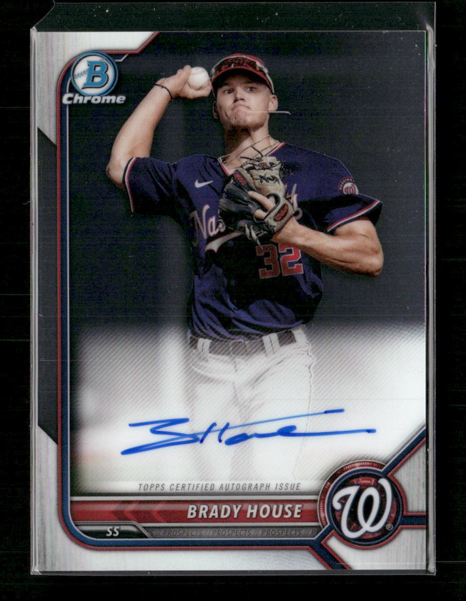 2022 Bowman Chrome Brady House Prospect On-Card Auto #CPA-BH