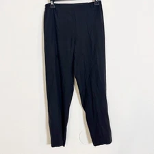 Citron Santa Monica black silk blend pants small