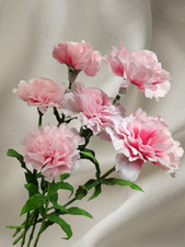 SIX Artificial natural feel Large carnations