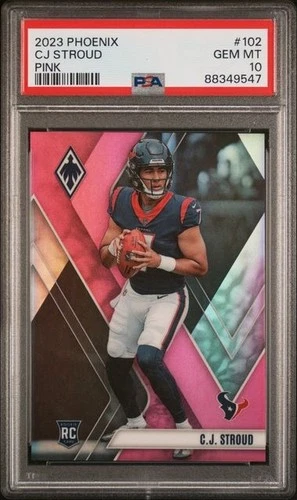 2023 Panini Phoenix #102 CJ STROUD Pink Rookie RC #/199 **GEM MINT** PSA 10