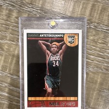 Panini 2013-14 NBA Hoops Rookie Giannis Antetokounmpo Milwaukee Bucks #275 Card. rookie card picture