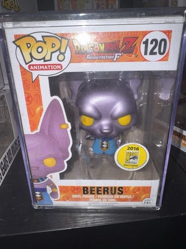 Funko Pop Dragon Ball Z Beerus SDCC 2016 Exclusive