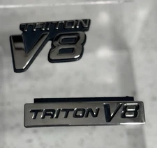 Ford F-150 F150 Front/Side/Back (2Set) Fender Emblem Badge TRITON V8 / Yr 97-04