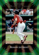 2025 Donruss #11 Roman Anthony Elite Series Green Laser