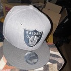 New Era 59FIFTY Oakland Raiders NFL Football Fitted Cap Hat 7 1/2 Gray — photo 9