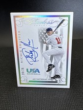 2016 Flawless USA Richie Shaffer Auto #RWB-RS Rookie Card RC /25. rookie card picture