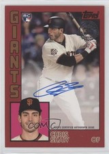 2019 Topps 1984 Baseball Rookies Red 3/25 Chris Shaw #84R-CS Auto 6w8