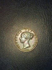 1856 - Queen Victoria - Half Penny Coin - United Kingdom