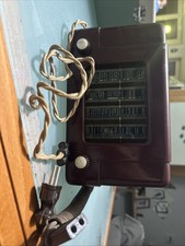 phonola radio vintage rossa +presa Sekonic