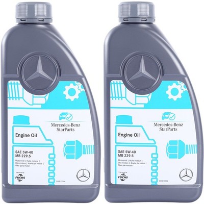 Mercedes Benz MB 229.5 5W-40 Motoröl 5W40 Genuine Engine Oil 2x 1Liter Original
