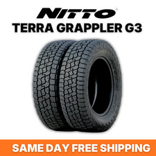 2 30555r20 Nitto Terra Grappler G3 116t All Terrain Tires New Set
