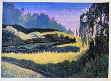 Marcus Uzilevsky “Woodacre” Limited Edition Signed & Numbered  Serigraph