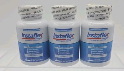 Instaflex Advanced Joint Support Supplement 30 Caps Each 3pk Exp 1/27 Sealed