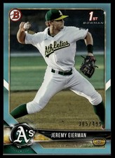 2018 Bowman Draft #BD-179 Jeremy Eierman Sky Blue #/499
