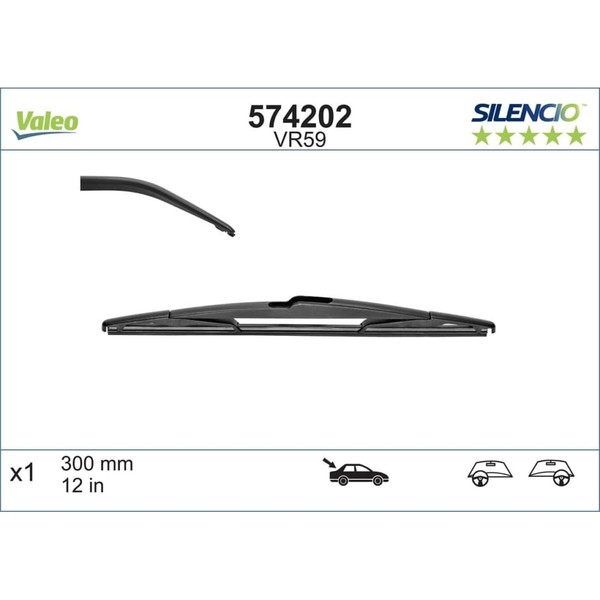 Wischblatt Valeo 574202 FüR Ford Opel Renault Volvo Saab CitroëN Peugeot S-Max-image