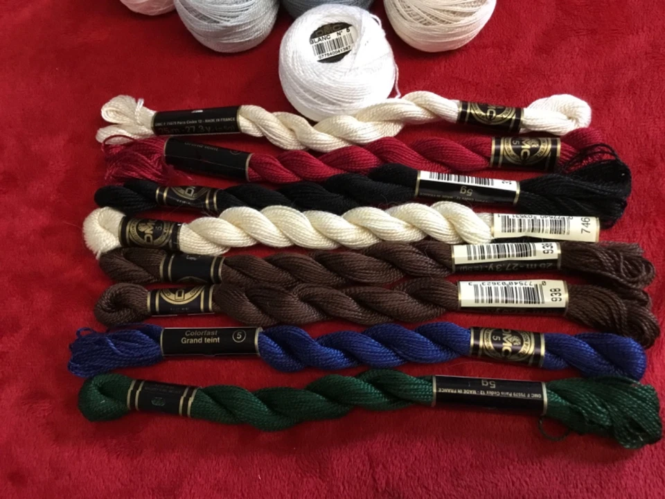 DMC Cotton Perle Thread Needlepoint Cross Stitch Embroidery Mixed Lot - 5, 8, 12 - Image 3 of 4