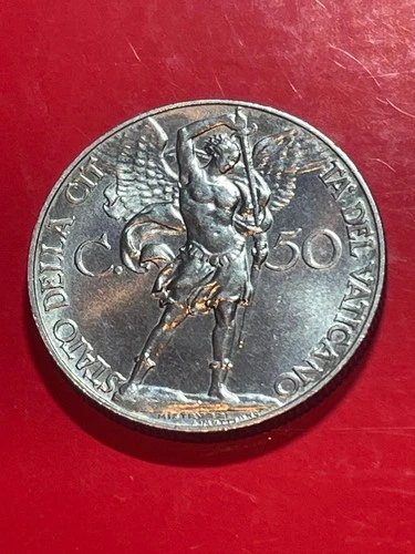 VATICAN 50 Cent Coin. 1930 POPE PIUS XI SPL