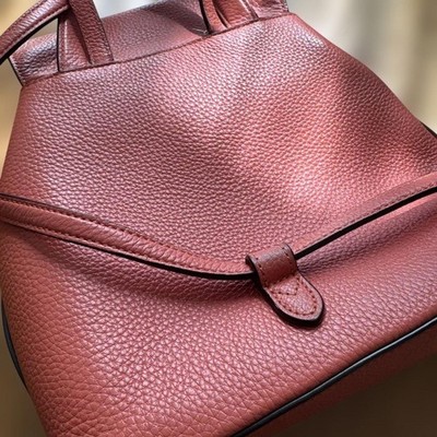 Mulberry Mini Bayswater Backpack Orange Pink Leather Vintage 
