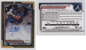 2024 Bowman Chrome Prospect Gold Refractor /50 Leiker Figueroa #CPA-LF Auto