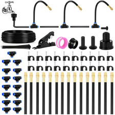 360 Adjustable Drip Irrigation System Kit, 50 FT Garden Watering System with 15
