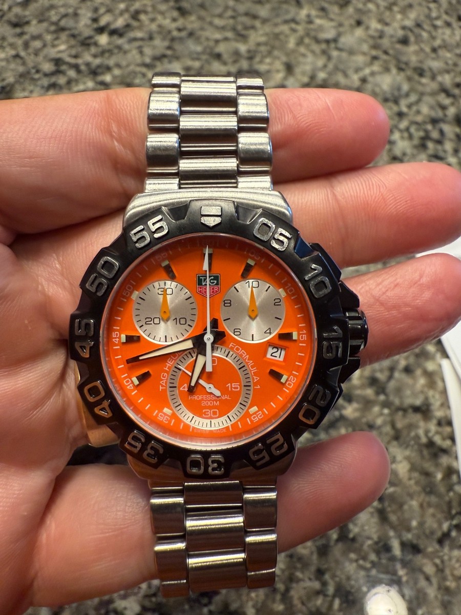 TAG Heuer Formula Orange Men's Watch for sale