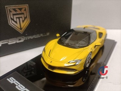 1:43 FeelsLike Ferrari Hybrid Supercar Model SF90 Stradale Yellow